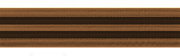 brown with black stripe