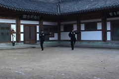 Traditional Forms at Buddhist Temple in Korea